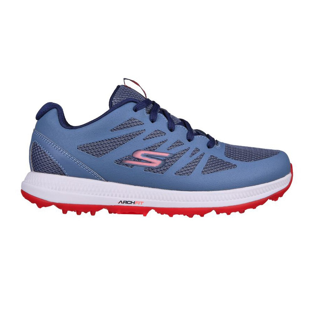 Skechers red white hot sale and blue