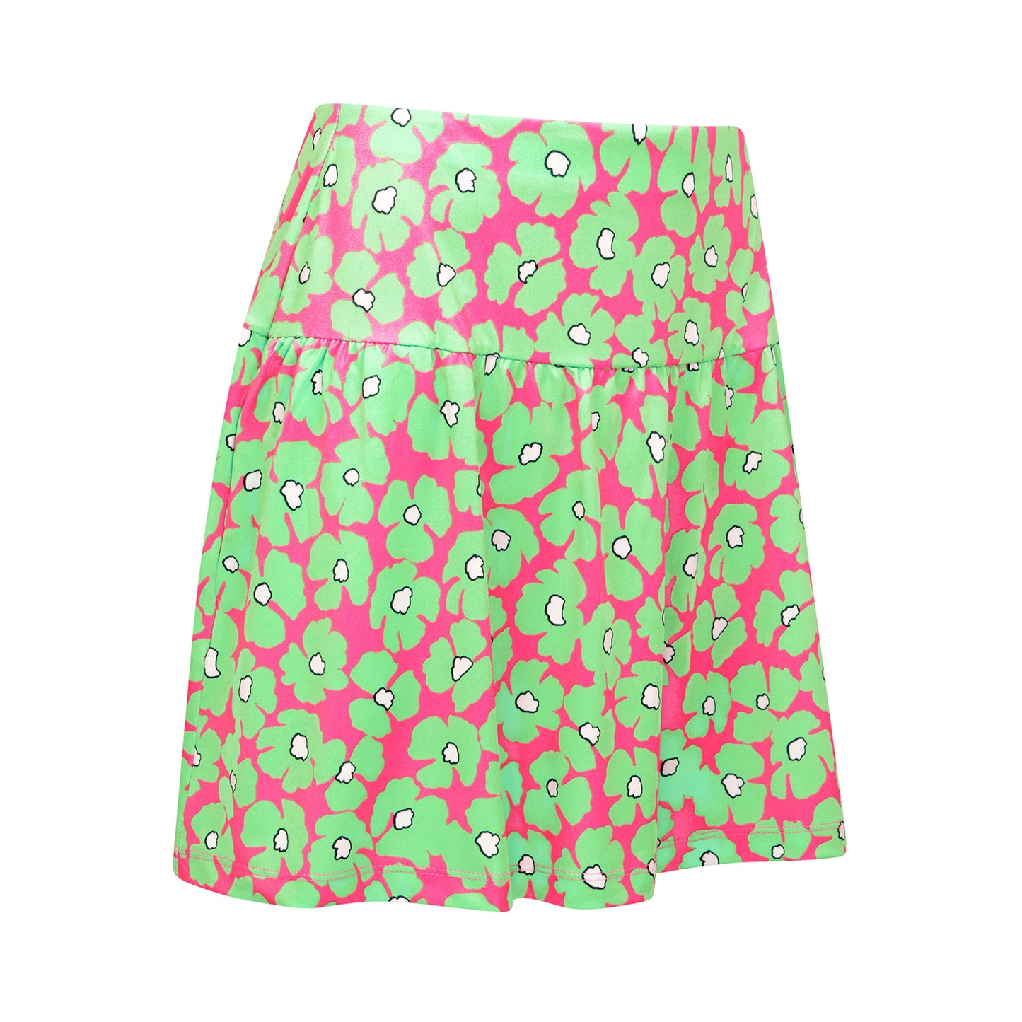 Callaway Ladies Floral Print Skort with Ruched Detail