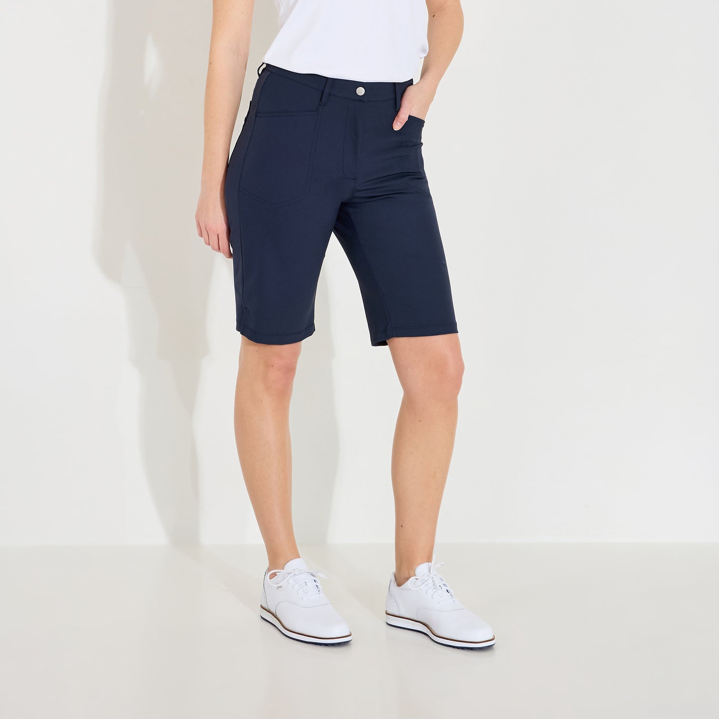 Abacus Ladies City Shorts in Navy - Where Comfort Meets Chic
