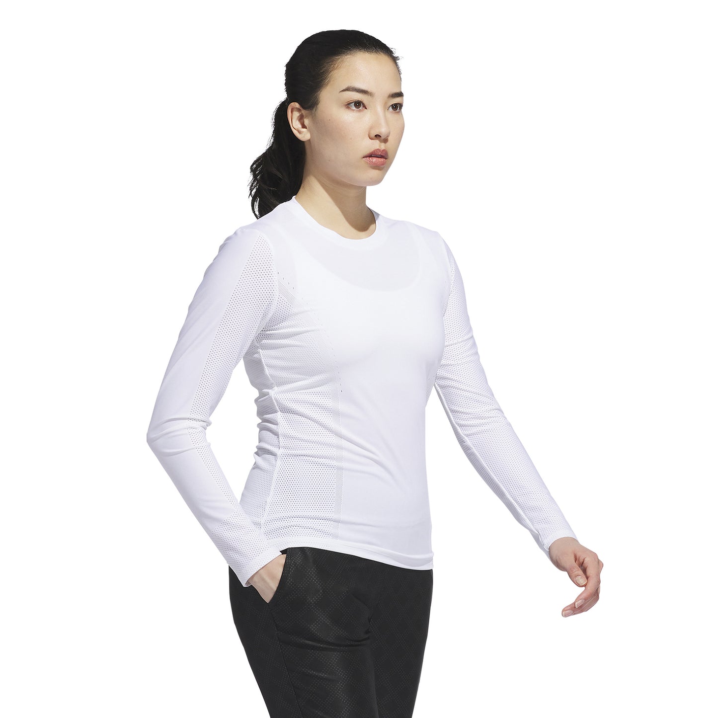 adidas Golf Ladies Top with Micro-Perforated Panels