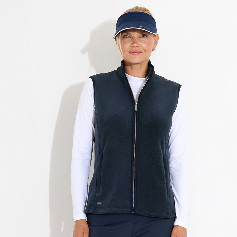 Abacus Ladies Navy Super-Soft Fleece Gilet - Warmth, Comfort & Freedom to Move