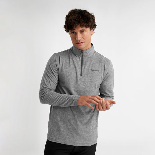 Calvin Klein Technical Zip-Neck Top