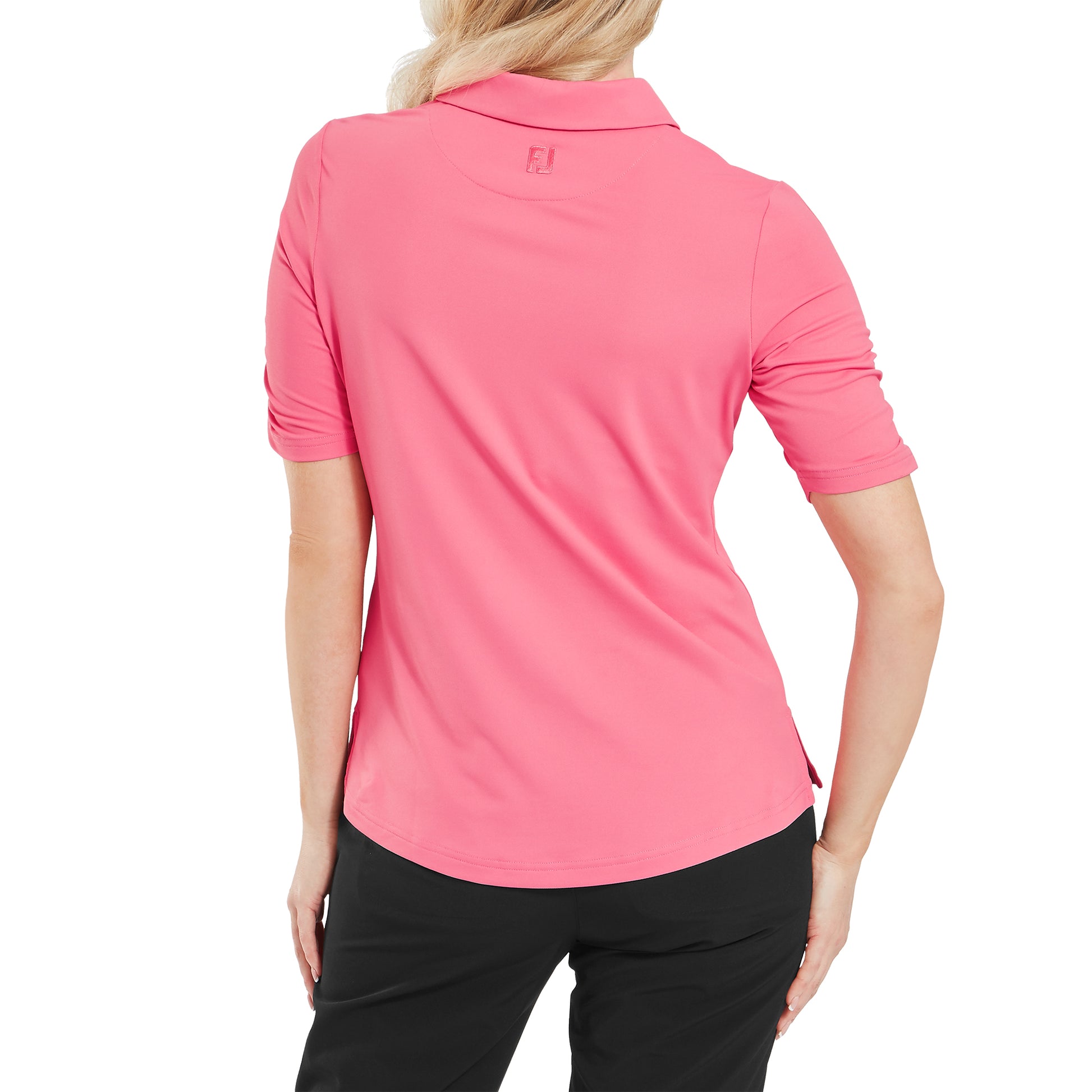 FootJoy Ladies Half Sleeve Polo with Ruched Detail