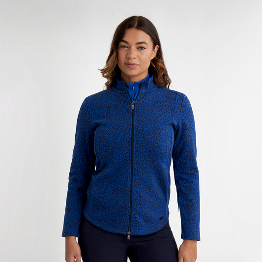 Green Lamb Ladies Jersey Lined Windproof Full-Zip Jacket