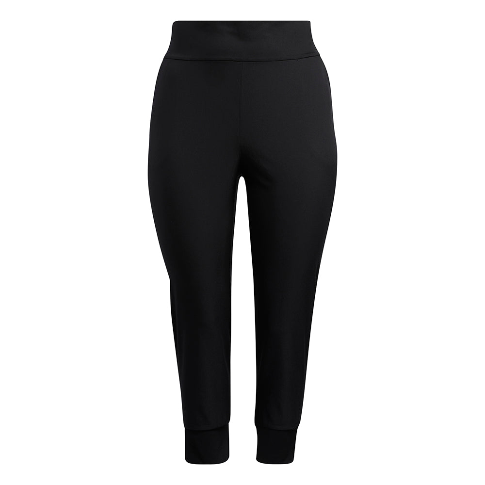 adidas Ladies Plus Size Woven Golf Joggers in Black