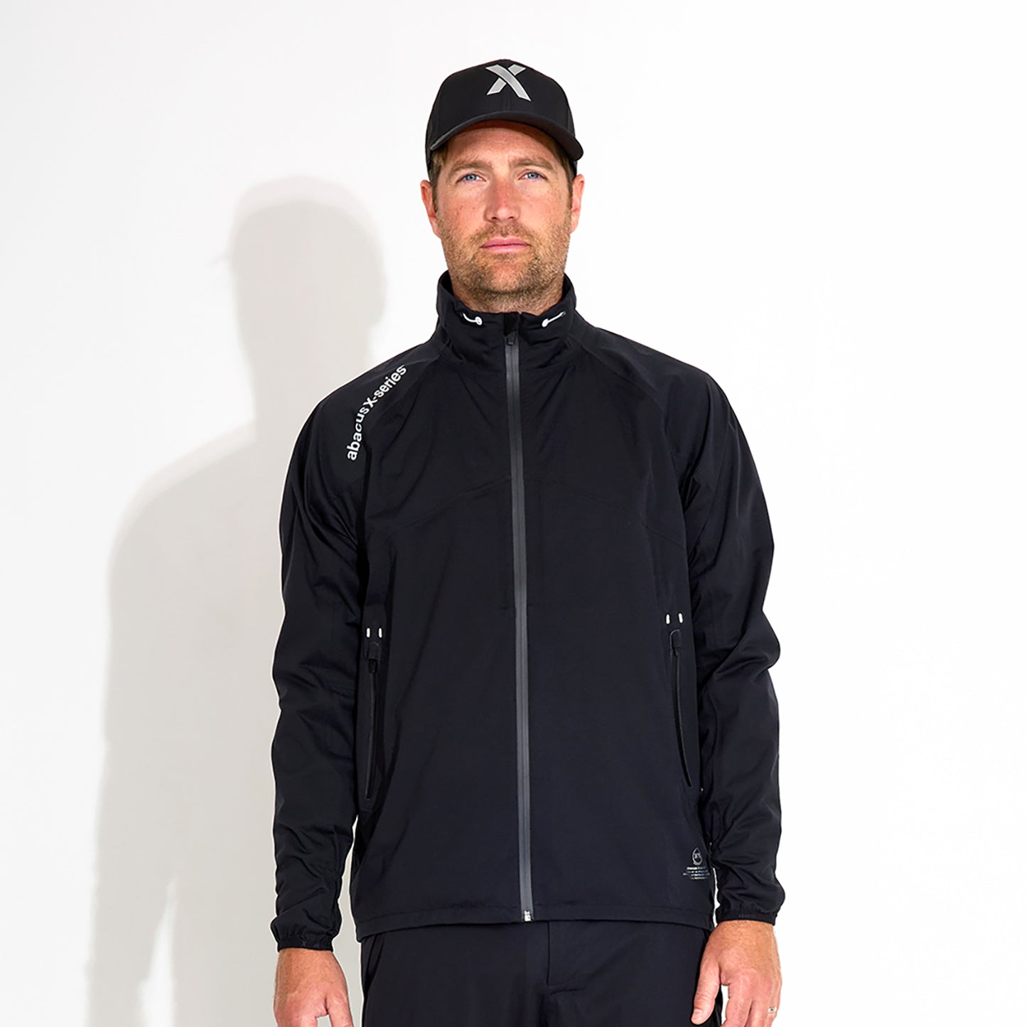Abacus Mens Pitch 37.5 Technology Rain Jacket in Black