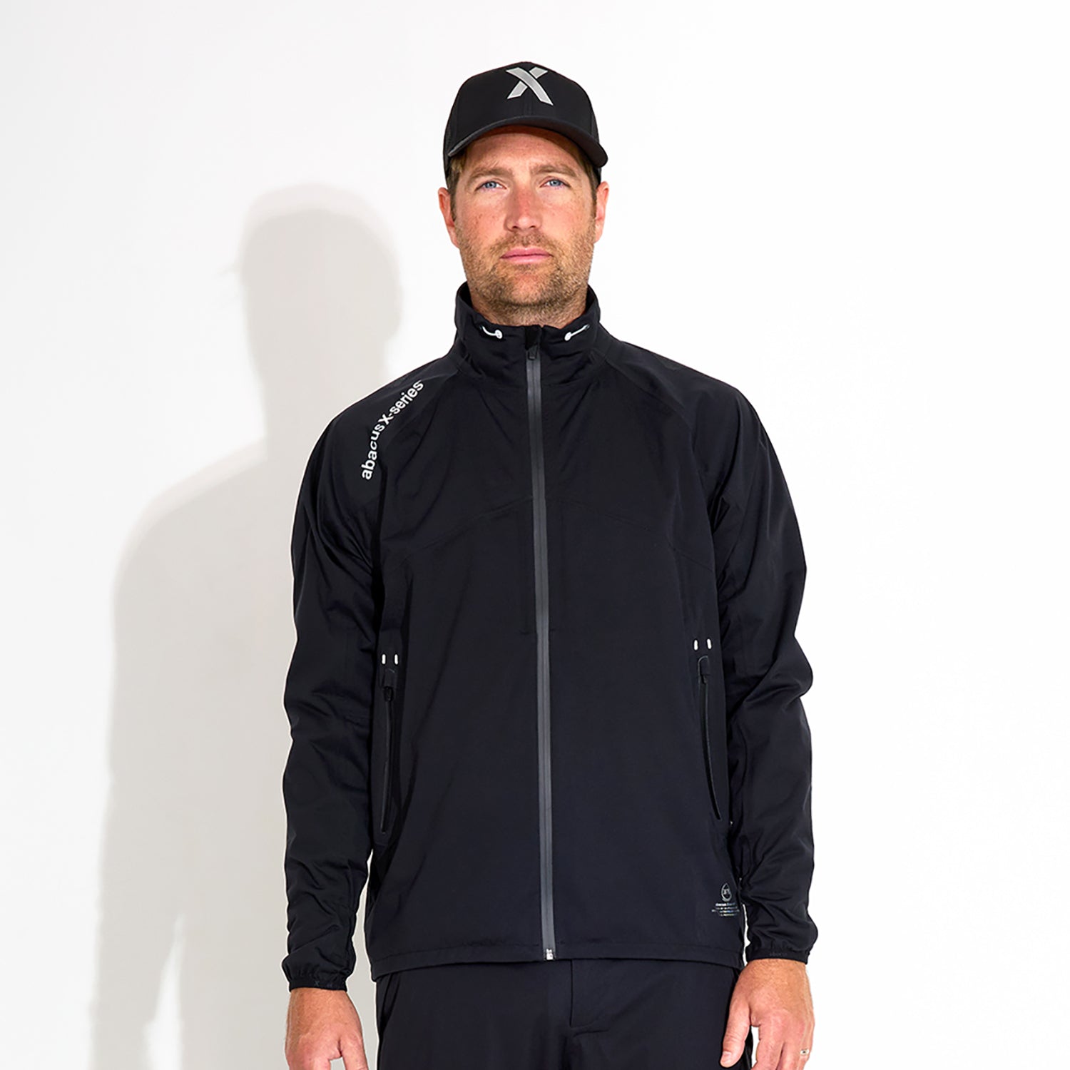 Abacus Mens Pitch 37.5 Technology Rain Jacket in Black
