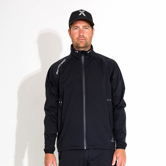 Abacus Mens Pitch 37.5 Technology Rain Jacket in Black
