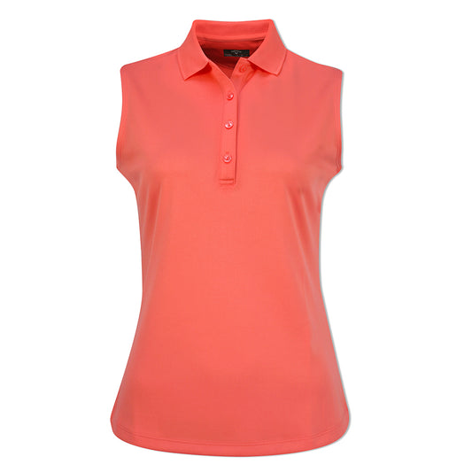 Callaway Ladies Essential Sleeveless Opti-Dri Polo in Dubarry - Large Only Left