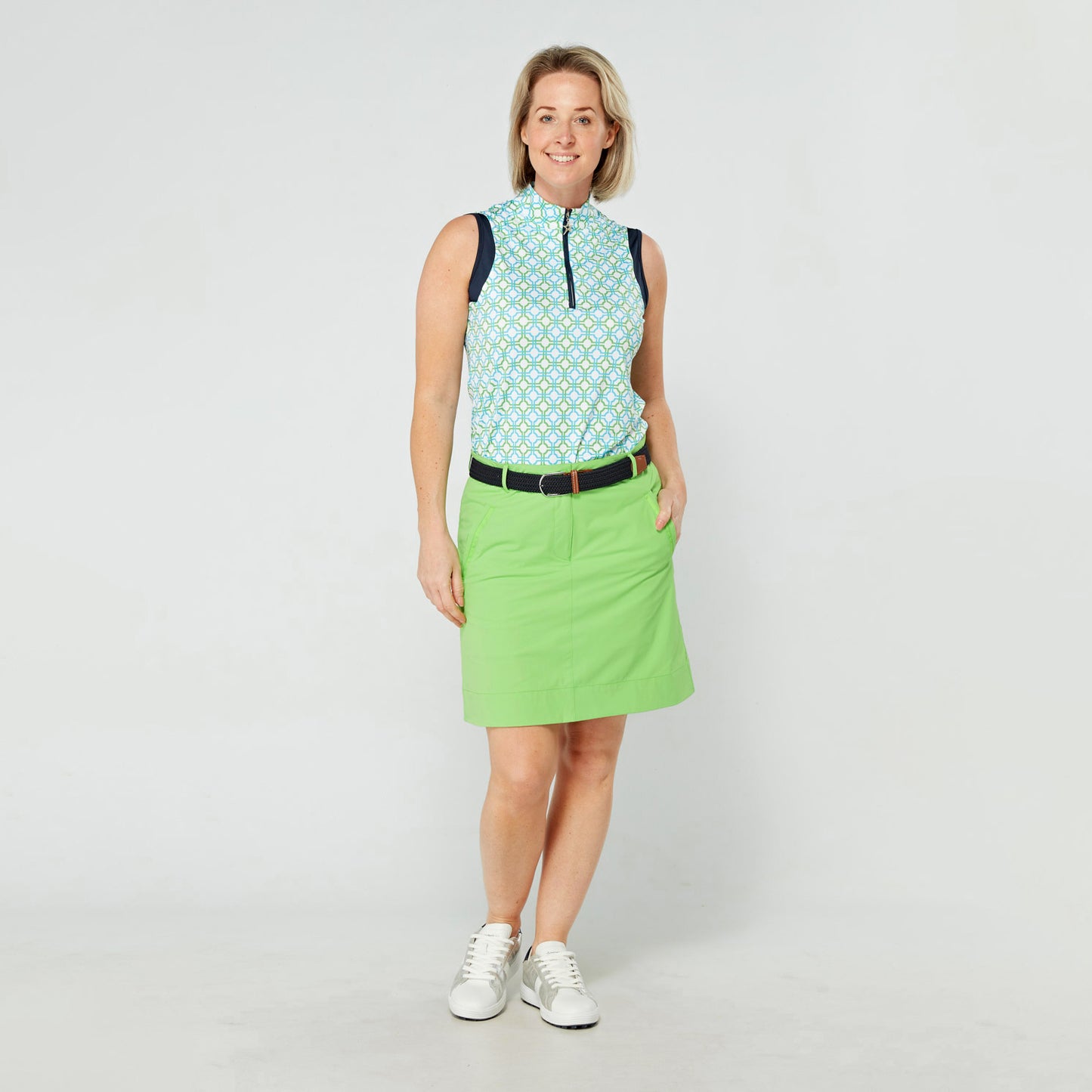 Swing Out Sister Women's Dri-fit Golf Skort in Emerald