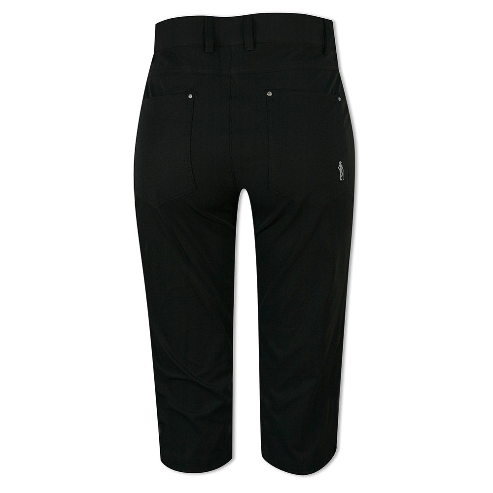 Glenmuir Ladies Black Stretch Pedal Pushers