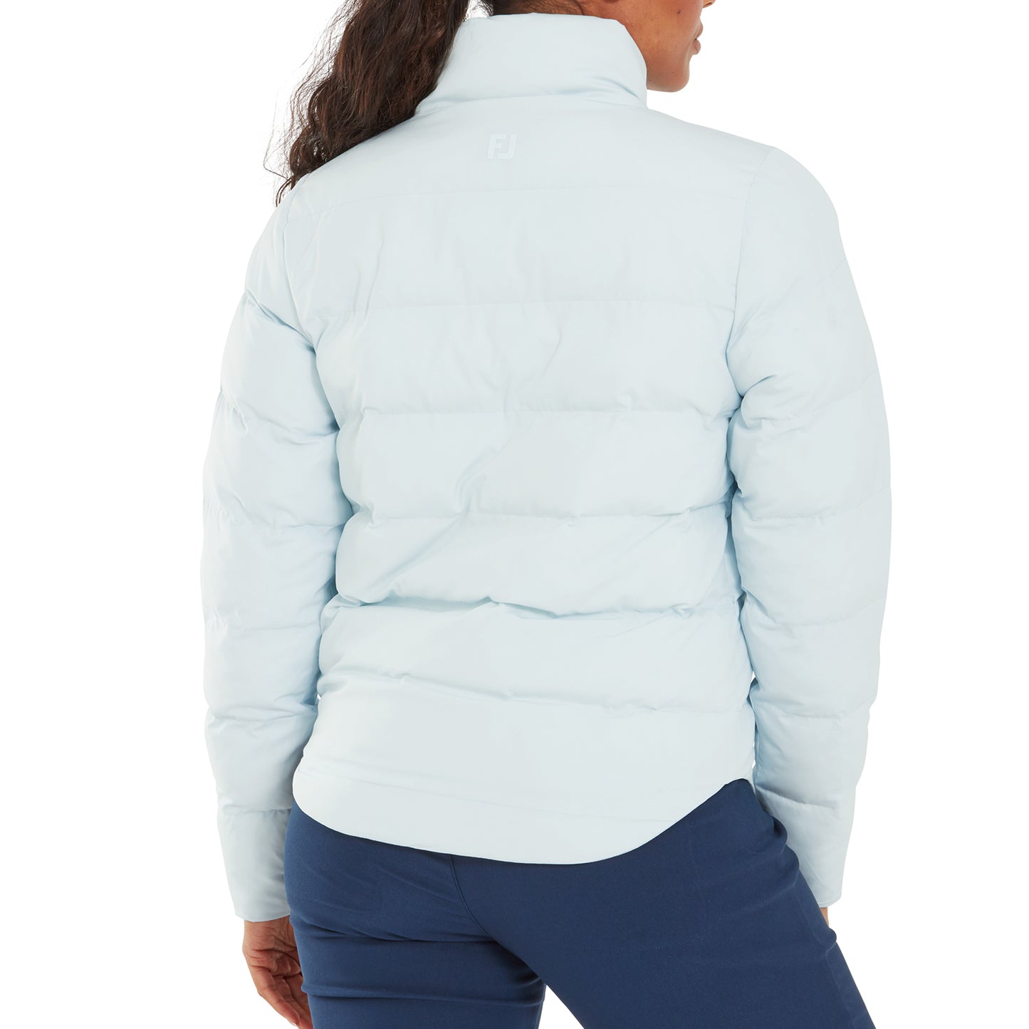 FootJoy Ladies Water Resistant Thermal Insulated Padded Jacket in Ice Blue