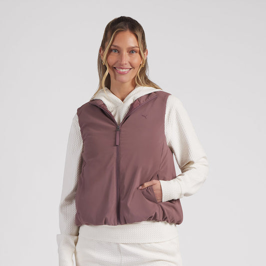 Puma Golf Ladies Gilet with Lightweight Insulation for Maximum Warmth & Everyday Comfort