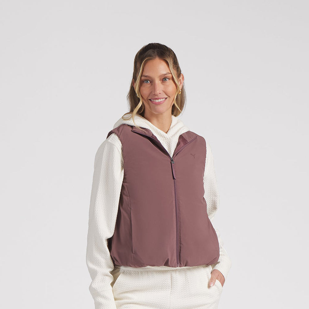 Puma Golf Ladies Gilet with Lightweight Insulation for Maximum Warmth & Everyday Comfort