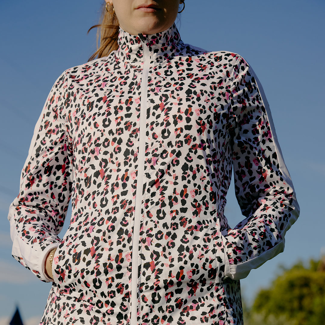 Rohnisch Ladies Packable Golf Jacket for Stretch Performance with Standout Style