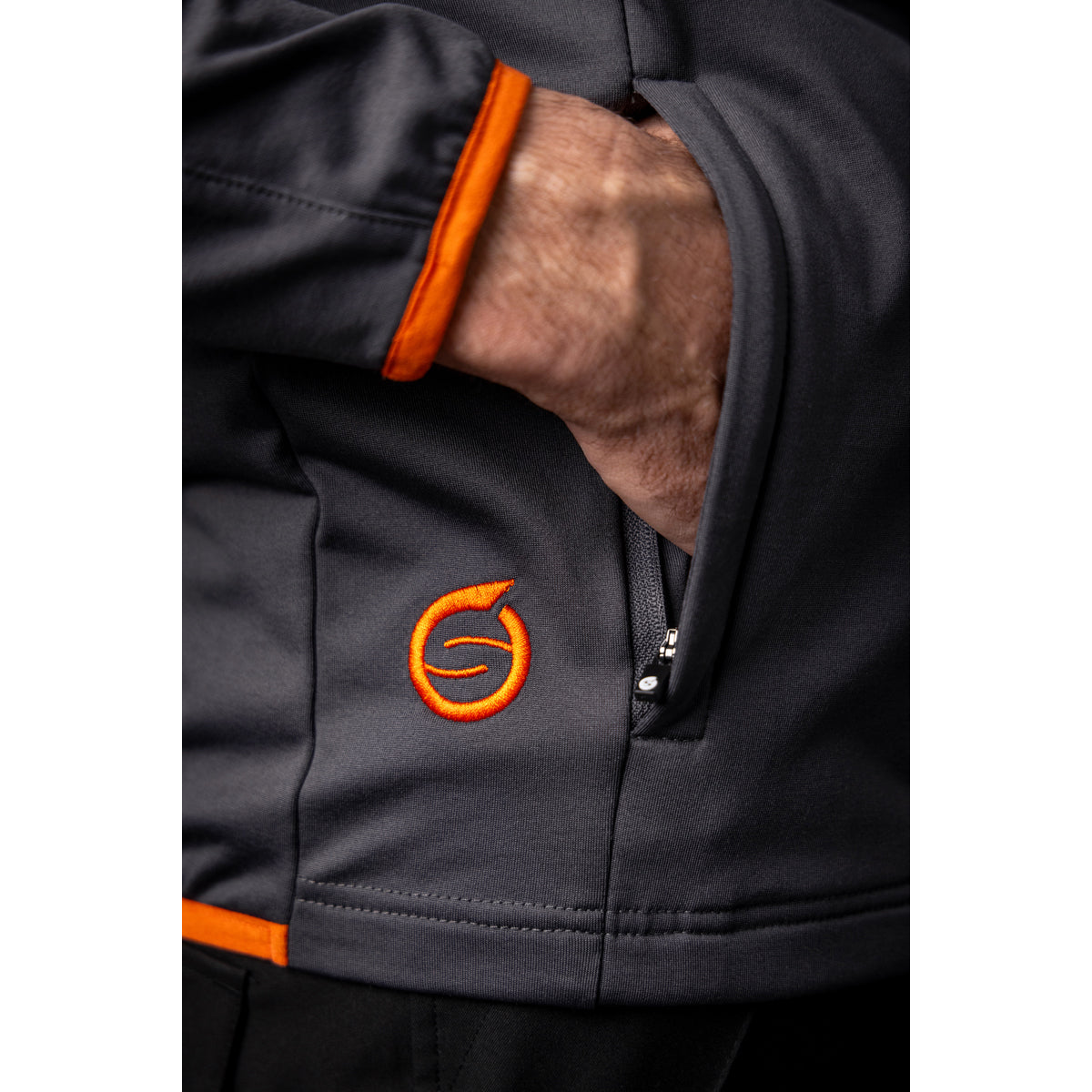 Sunderland Mens Hybrid Showerproof Mid-Layer with Contrast Quilted Panels and Hood