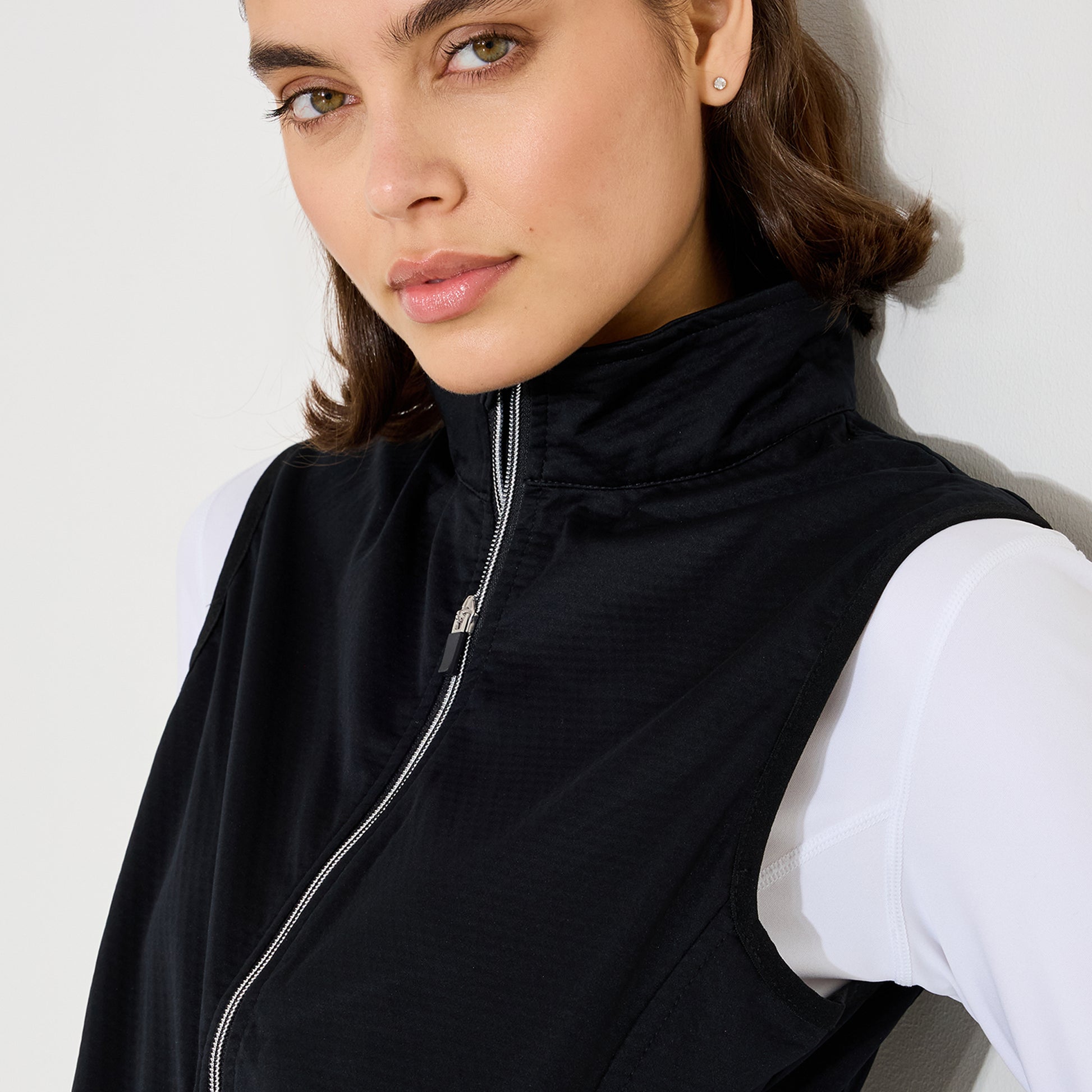 Abacus Ladies Softshell Gilet in Black