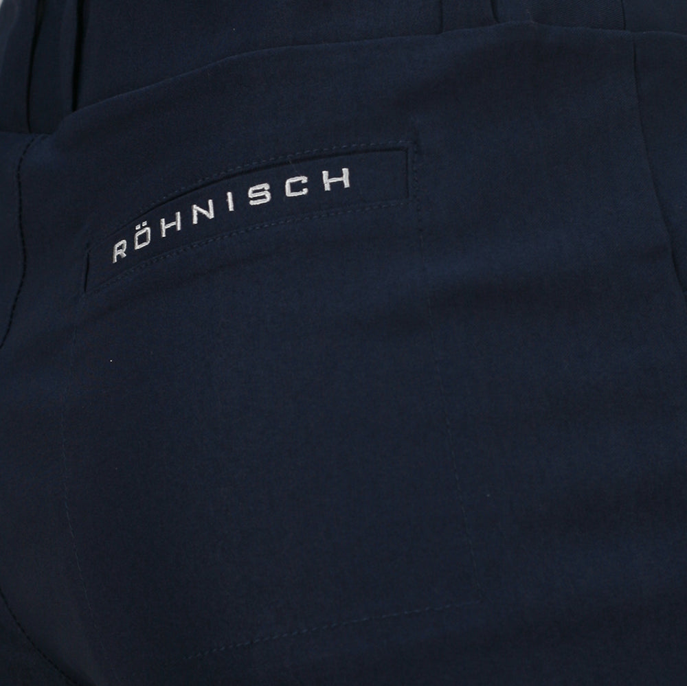 Rohnisch Ladies Slim-Fit Pull-On Navy Trousers