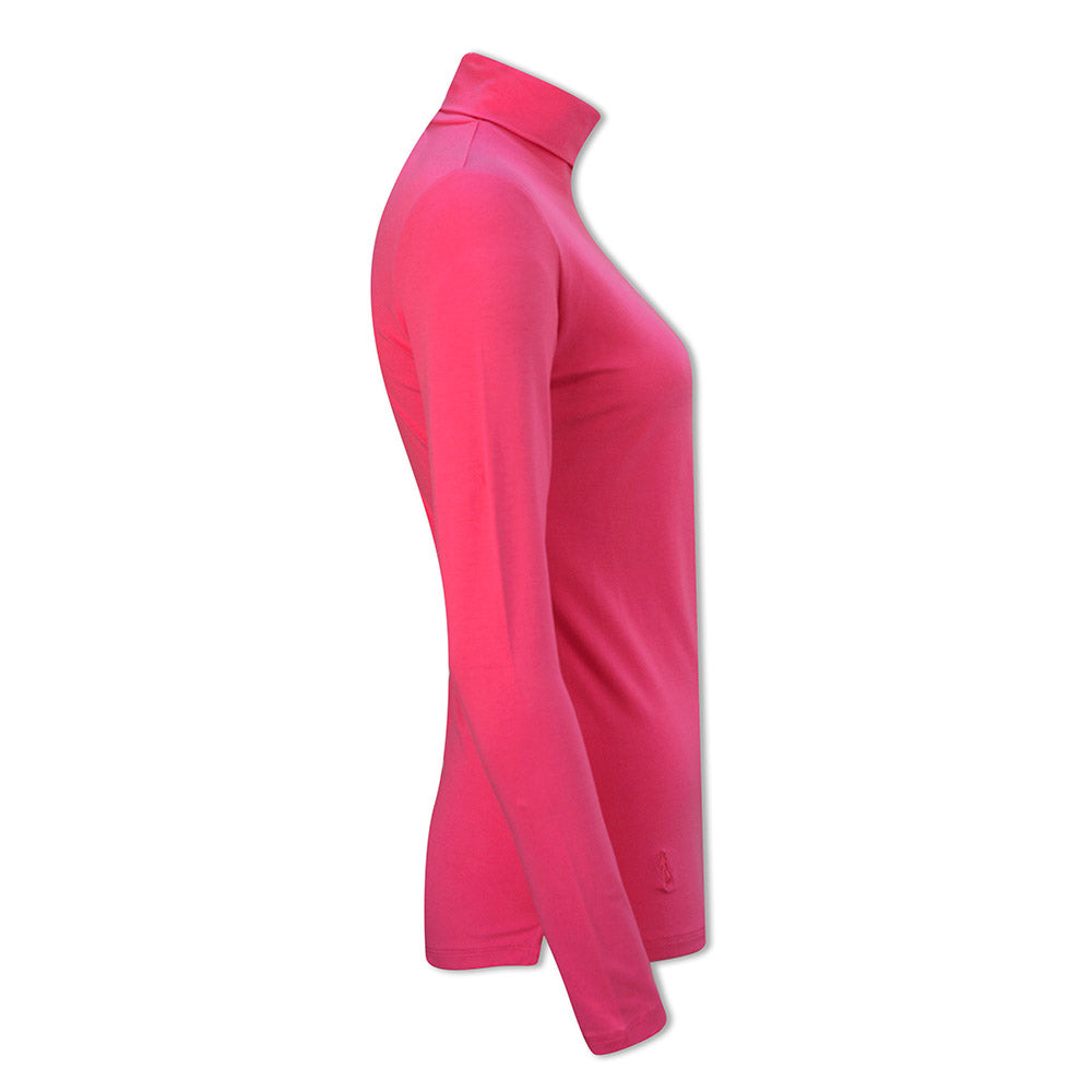 Glenmuir Ladies Long Sleeve Cotton Roll Neck for Graceful Layering with Everyday Comfort
