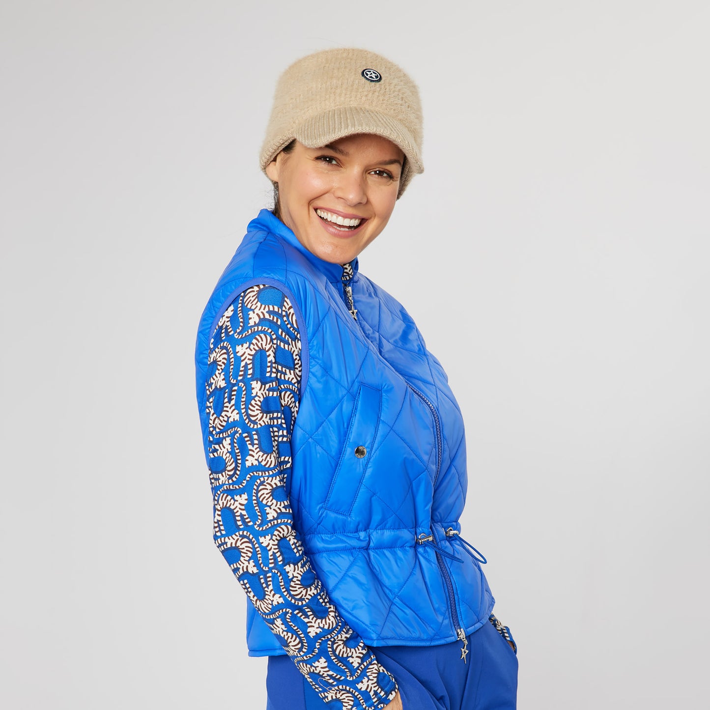 Swing Out Sister Ladies Insulated Gilet with Drawstring Waist