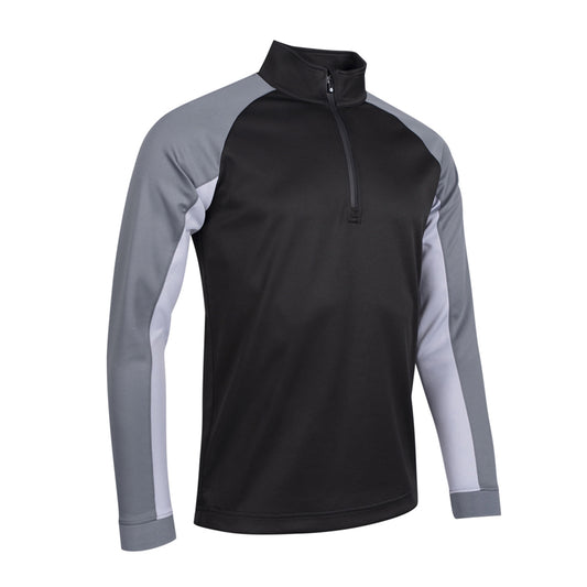 Sunderland Mens Mid-layer with Water Repellent Finish in Black