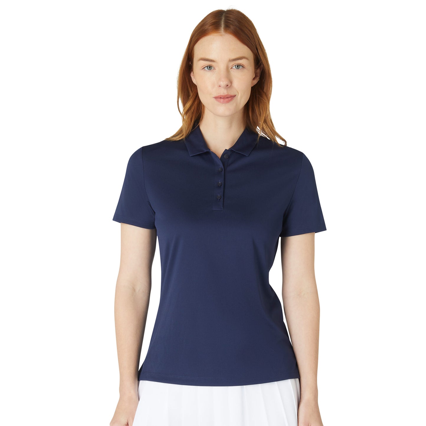 Callaway Ladies Peacoat Navy Short Sleeve Polo with UV Block Protection