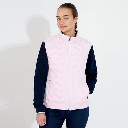 Abacus Ladies Quilted Gilet with Stretch Side Panels