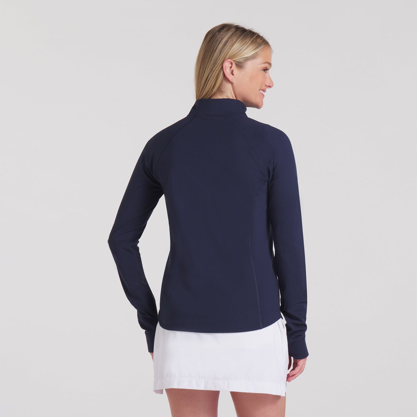 Puma Golf Ladies Full-Zip Soft-Stretch Jacket in Deep Navy