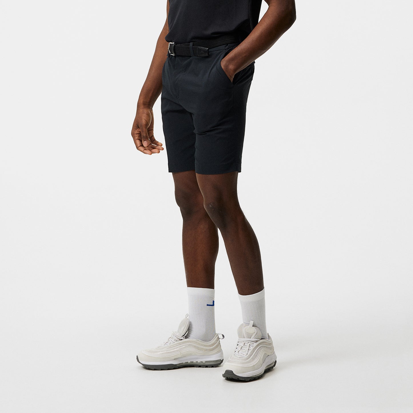 J.Lindeberg Mens Lightweight Shorts in Black