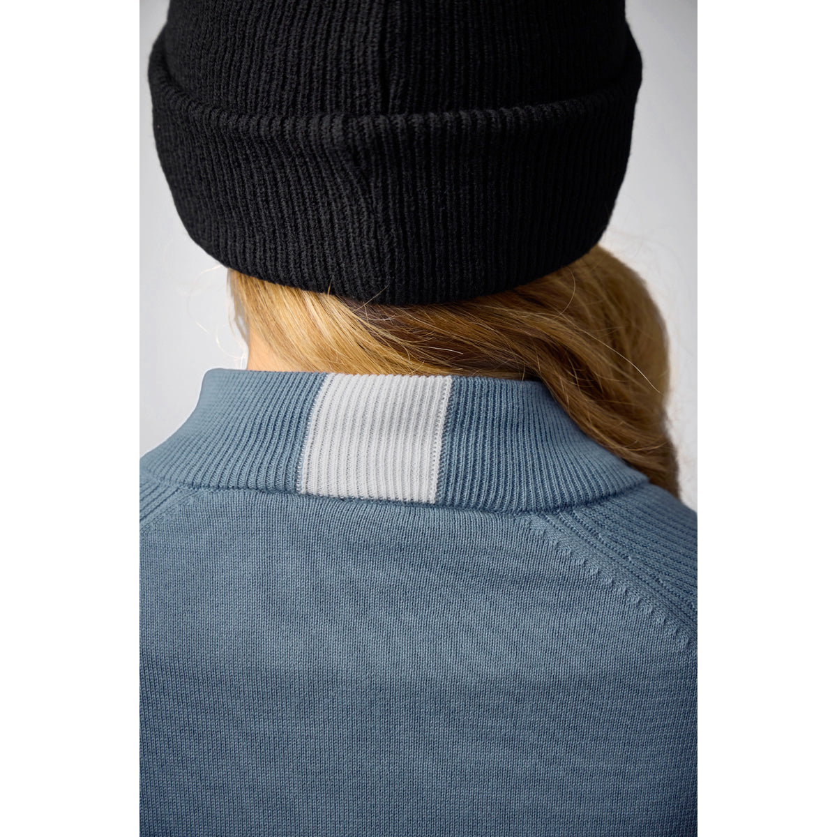 Sunderland Ladies Lined Cotton Sweater - Naturally Soft with Stylish Contrast Accents