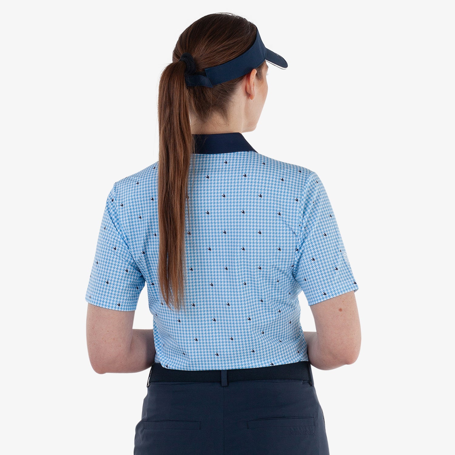 Galvin Green Women's Houndstooth Check Polo