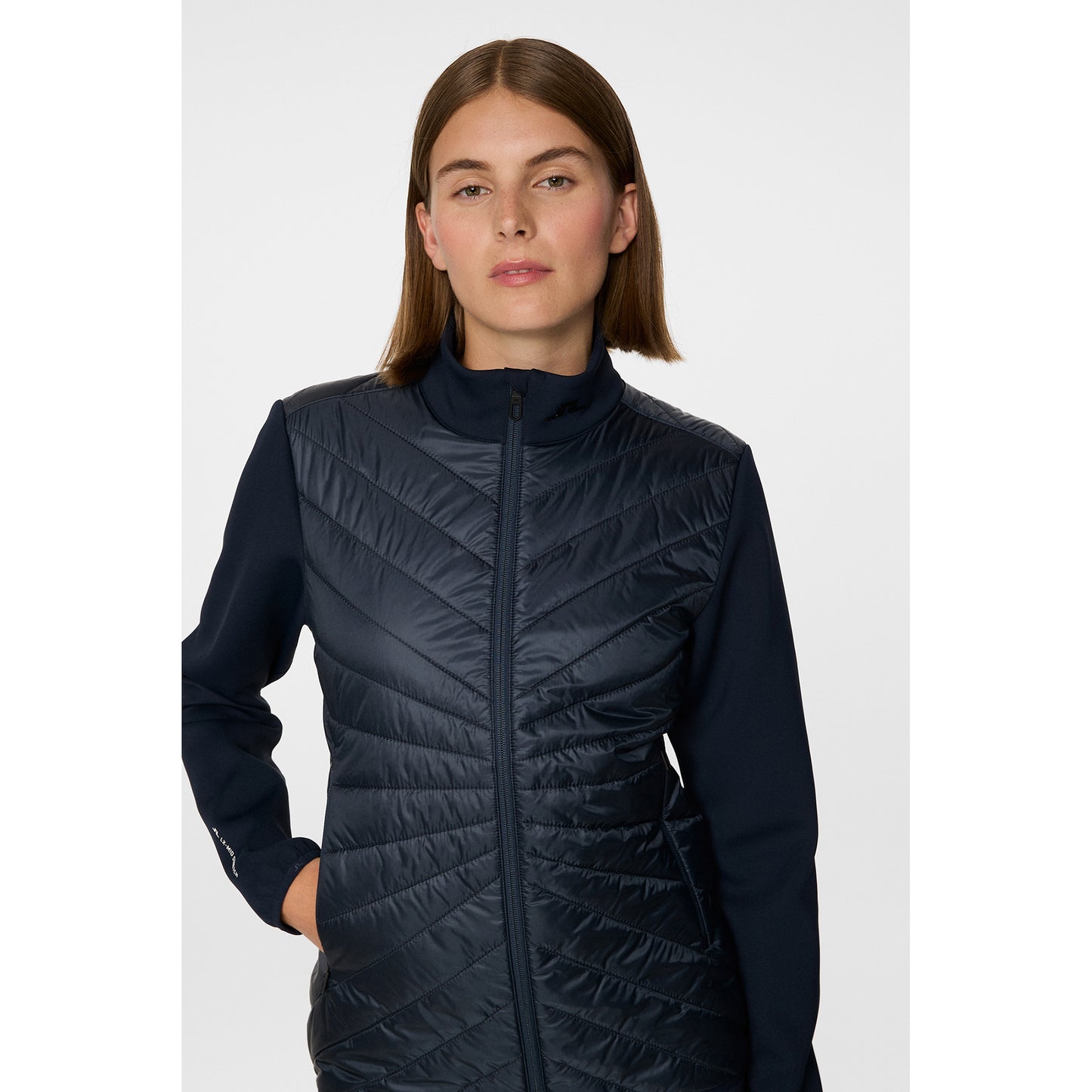 J.Lindeberg Ladies Primaloft Hybrid Jacket in Navy