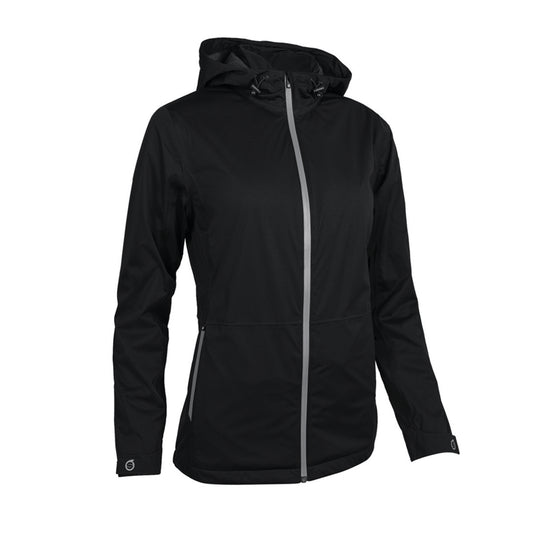 Sunderland Ladies Insulating Waterproof Jacket with Hood in Black