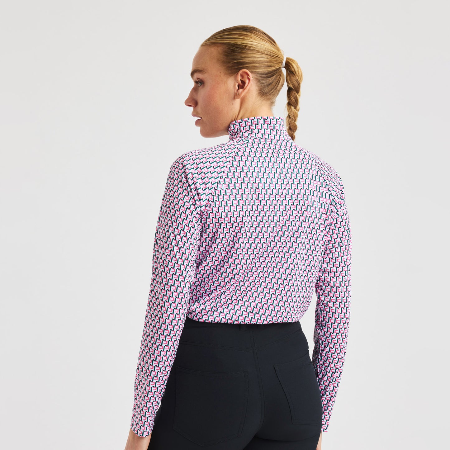 Rohnisch Ladies Lightweight Zip-Neck Top