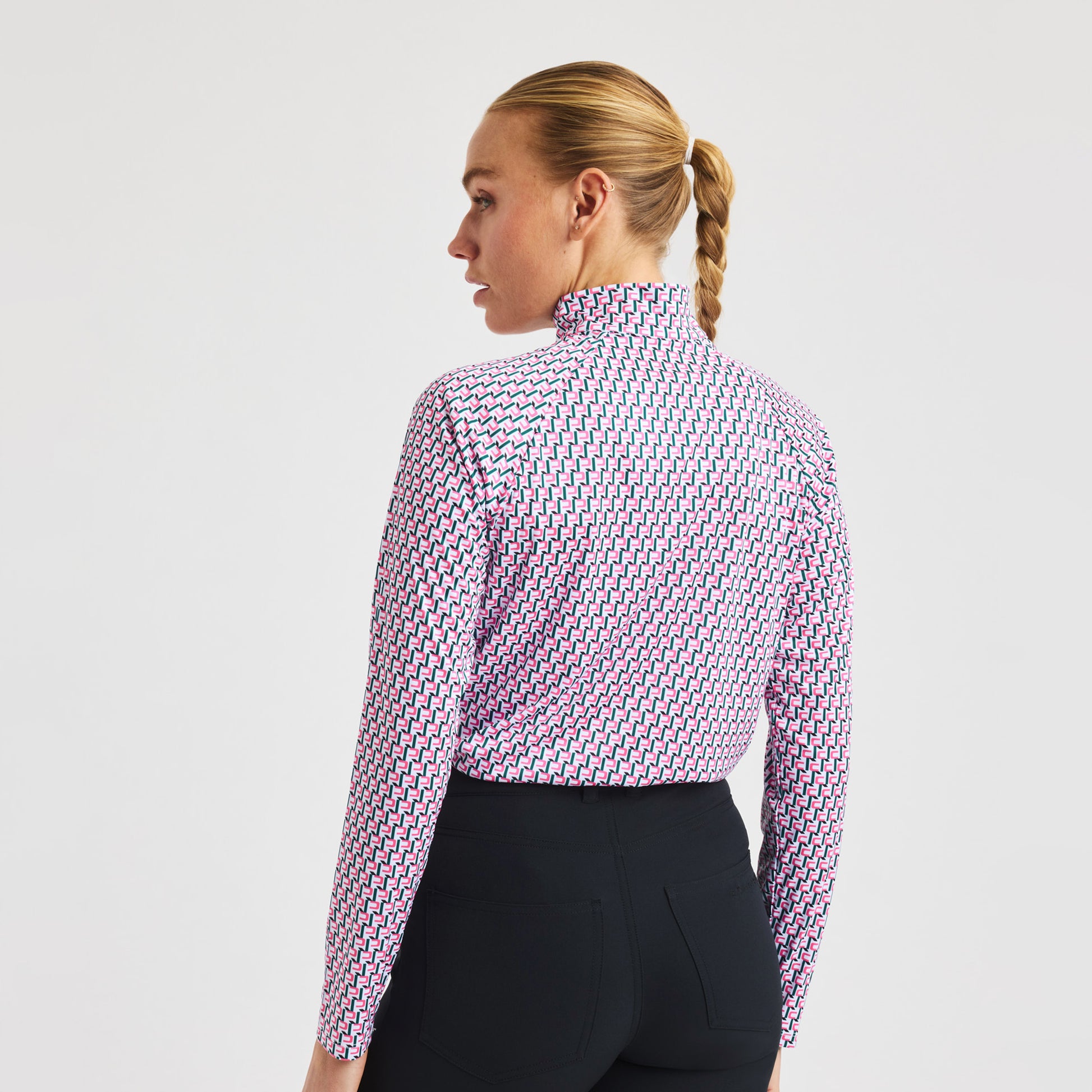 Rohnisch Ladies Lightweight Zip-Neck Top