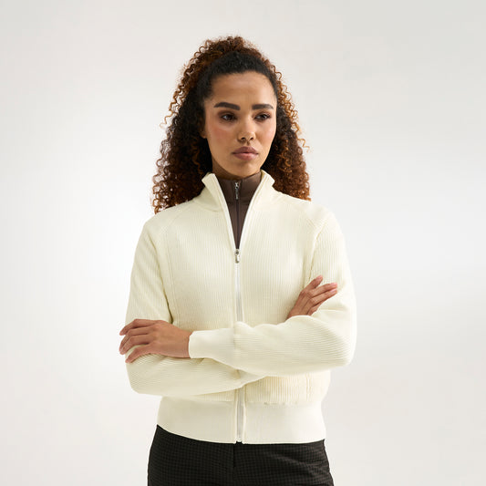 PING Ladies Full-Zip Lined Golf Sweater