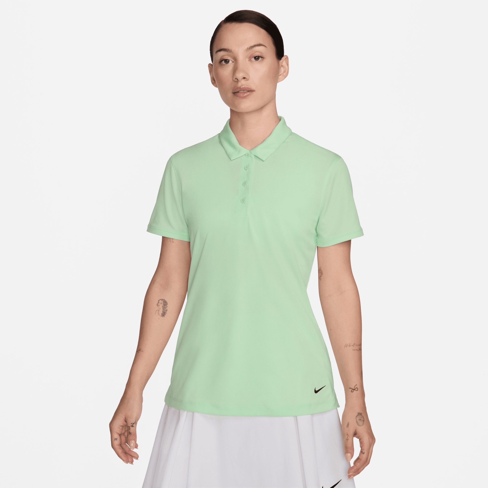 Nike Ladies Short Sleeve Dri-FIT Golf Polo in Vapor Green – GolfGarb