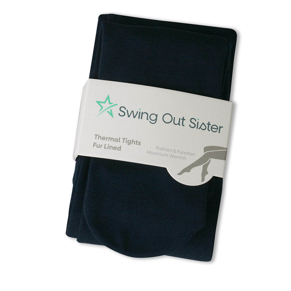 Swing Out Sister Ladies Thermal Tights in Navy