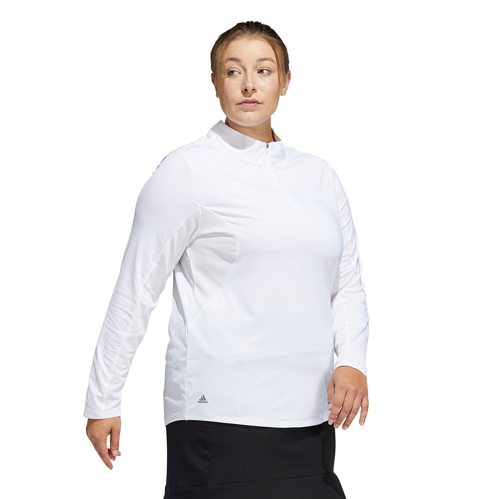 White adidas long sleeve on sale women's