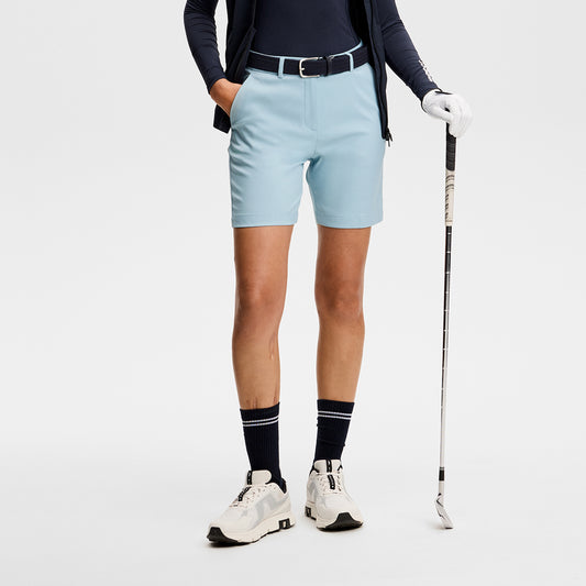 J.Lindeberg Ladies Long Shorts - Lightweight Stretch for Confident Play