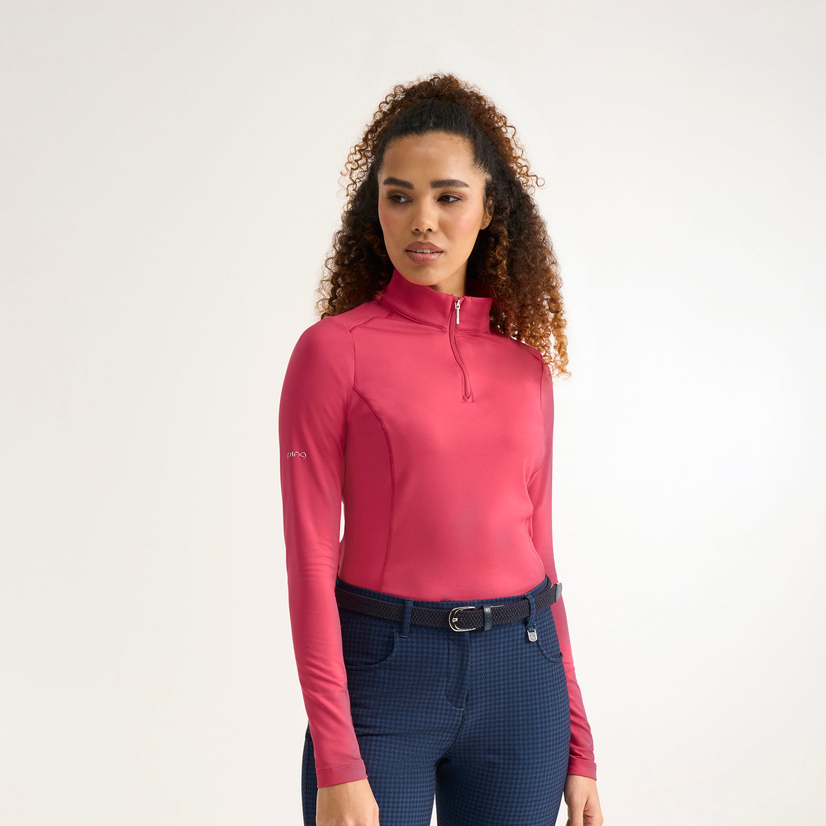 PING Ladies Long-Sleeve Half-Zip Golf Top