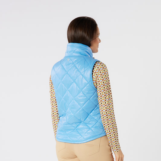 Swing Out Sister Lightweight Quilted Gilet with Adjustable Neck Toggles
