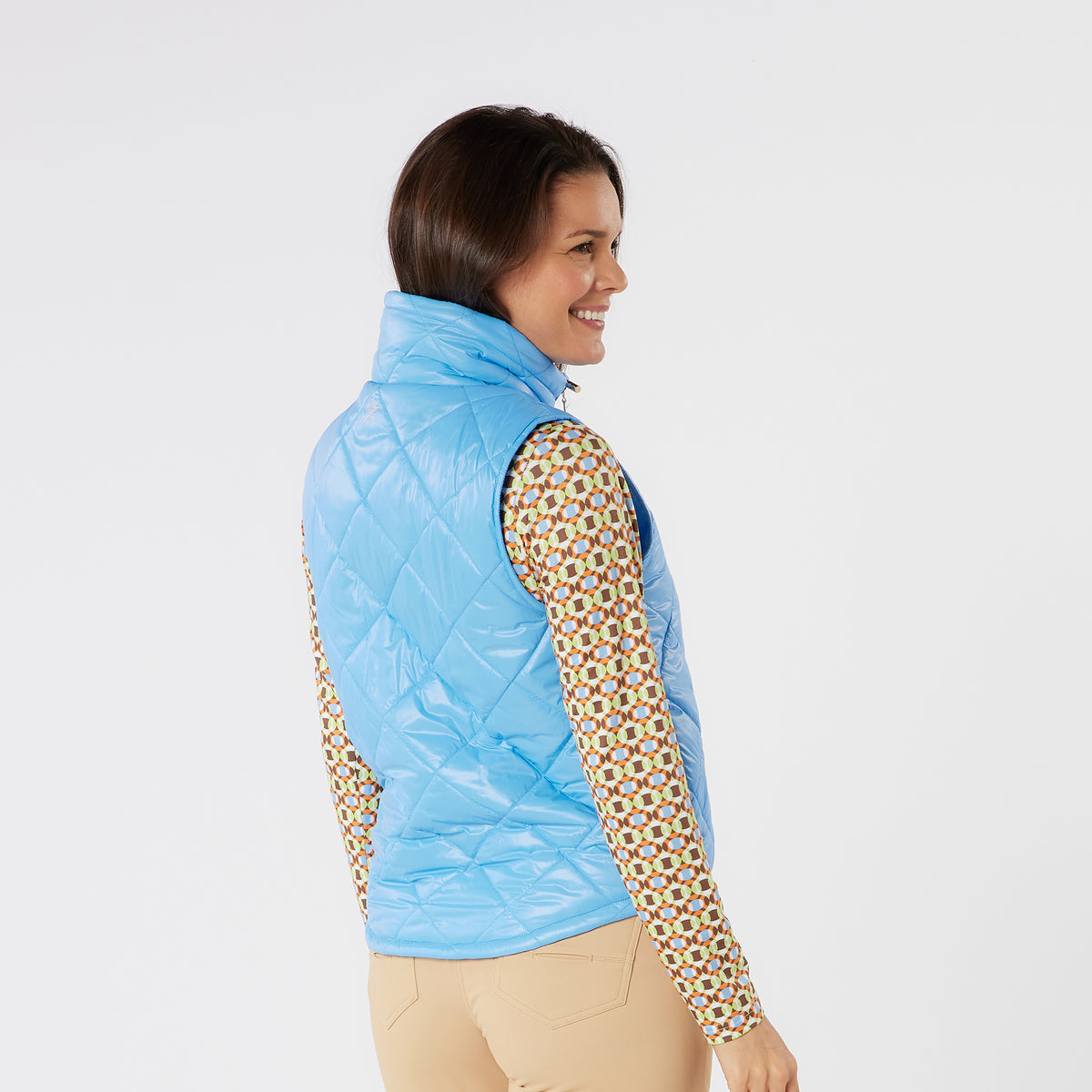 Swing Out Sister Lightweight Quilted Gilet with Adjustable Neck Toggles