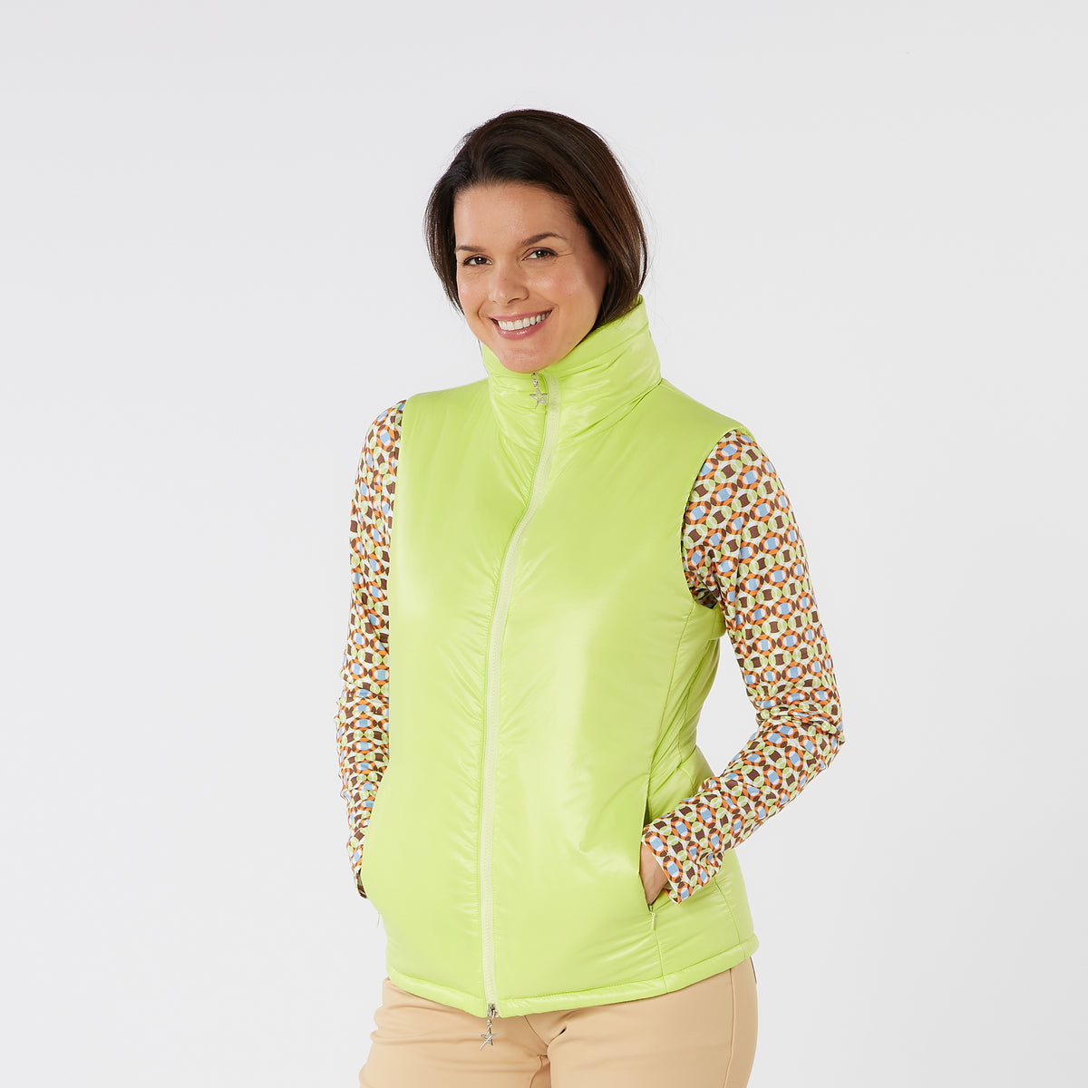 Swing Out Sister Lightweight Gilet with Back Vented Panel