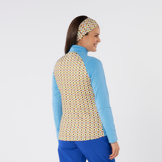 Swing Out Sister Micro Fleece Backed Top with Back Pattern