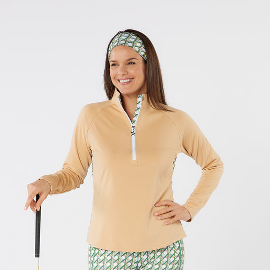 Swing Out Sister Micro Fleece Backed Top with Back Pattern 
