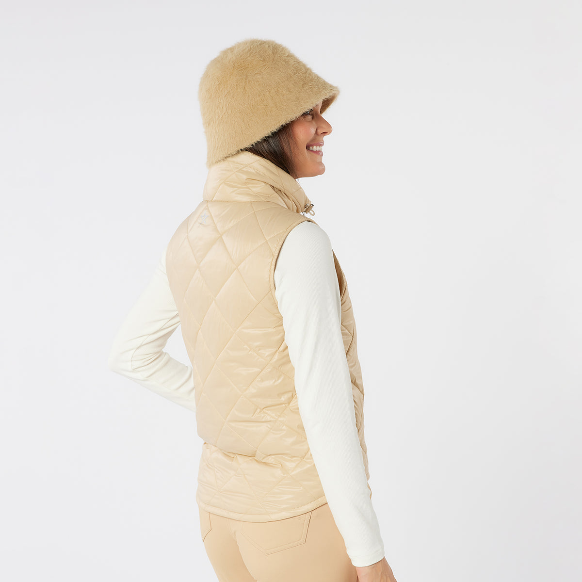 Swing Out Sister Lightweight Quilted Gilet with Adjustable Neck Toggles