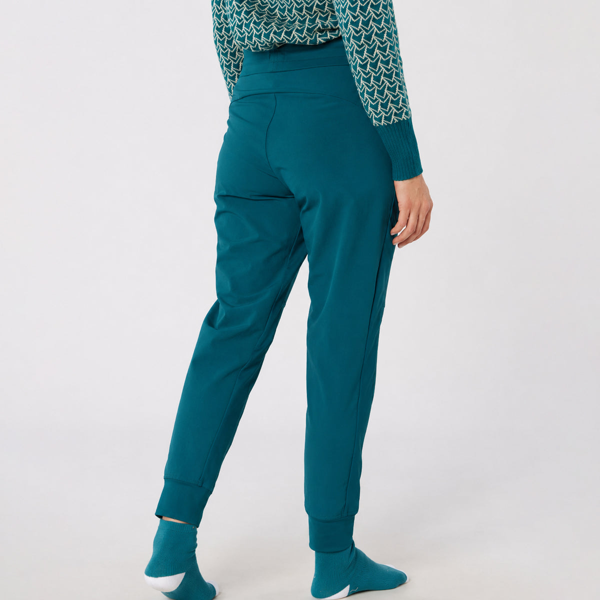 Swing Out Sister Ladies Wind & Water Resistant Pull-On Stretch Jogger