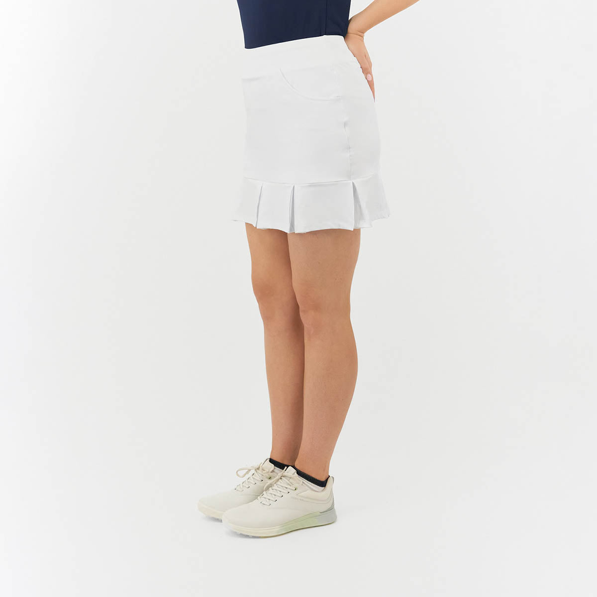 Pure Golf Ladies Pull-On Skort with Kick Pleats