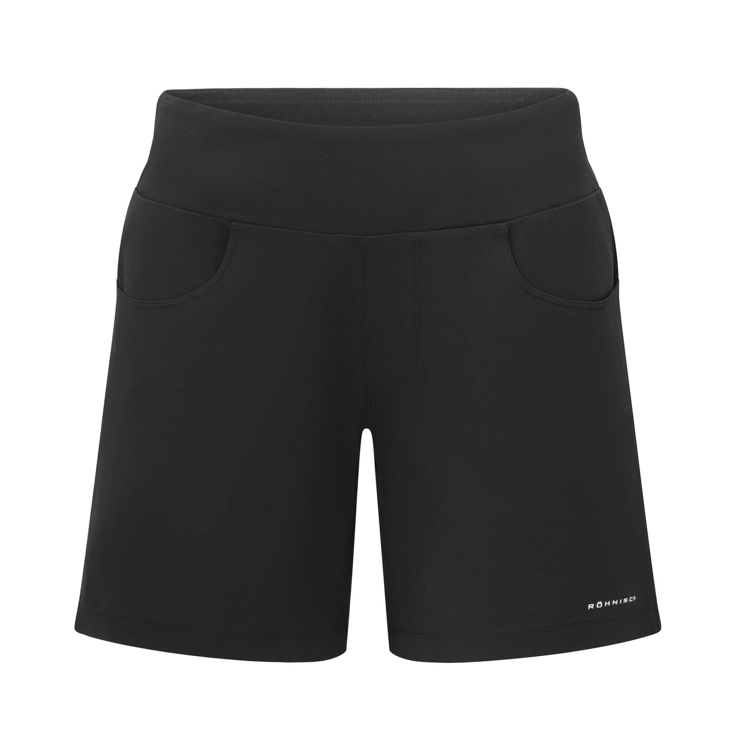 Rohnisch Ladies Black Pull-On Shorts for Comfort, Style & Seamless Movement